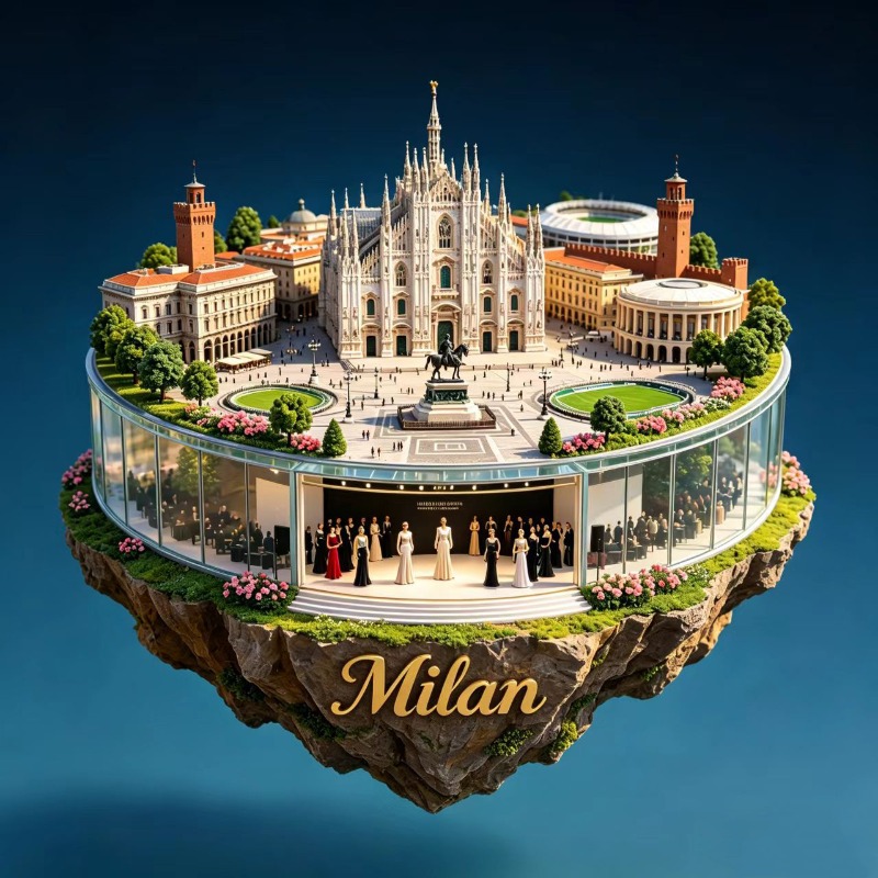 Car Accessories Bali - Italy Milan Fridge Magnets Metal Alloy