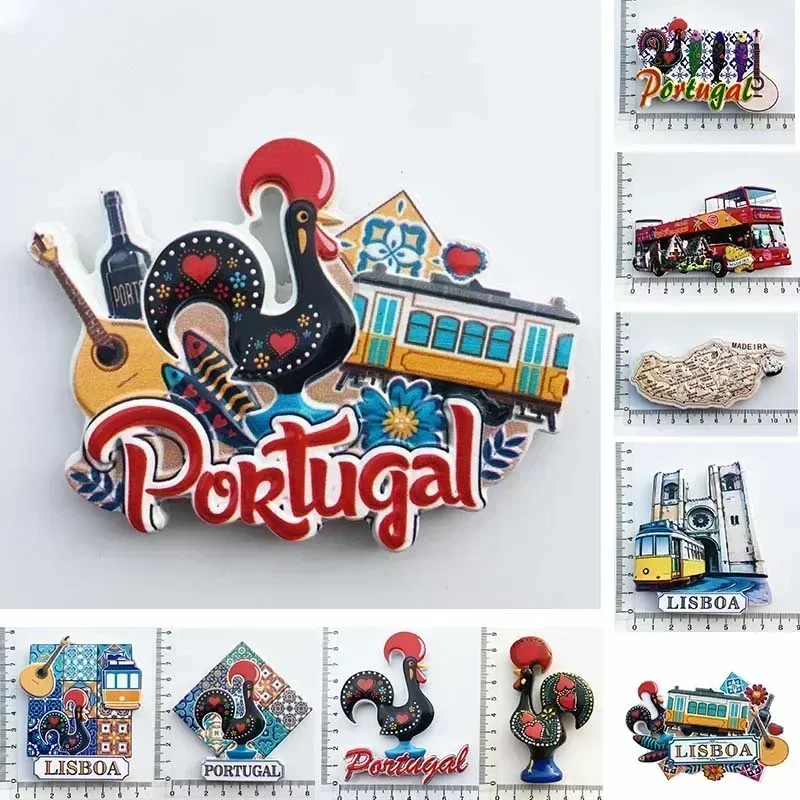 Car Accessories Bali - Portugal Fridge Magnets Tourist Souvenir Portuguese