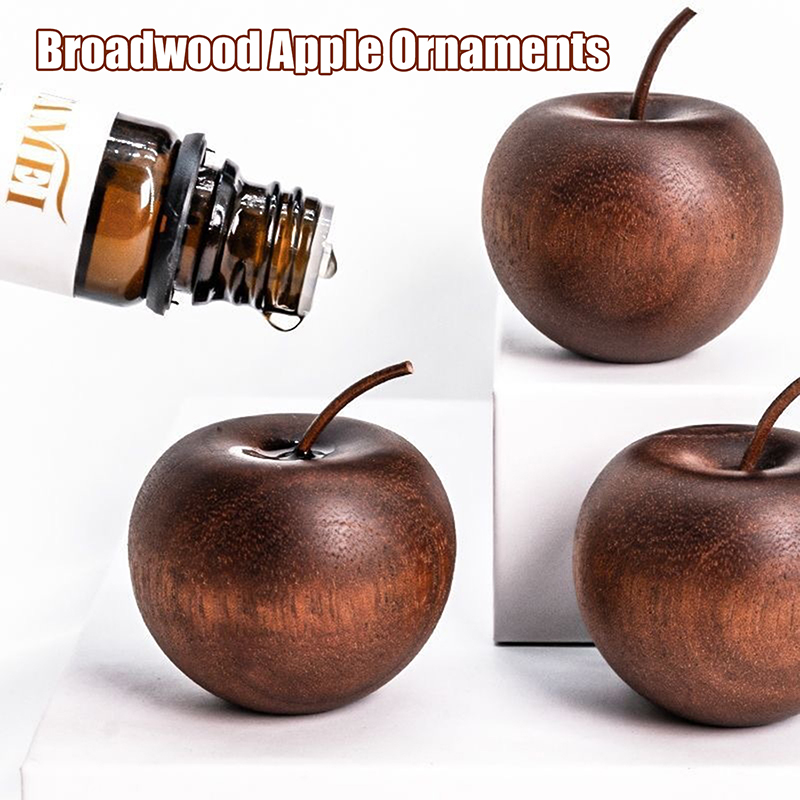 1PCS Of Wooden Apple Shaped Es - Car Fragrance Diffuser reseña y precio