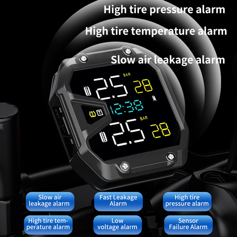 Motorcycle TPMS Tire Pressure  - Tire Pressure Monitor reseña y precio