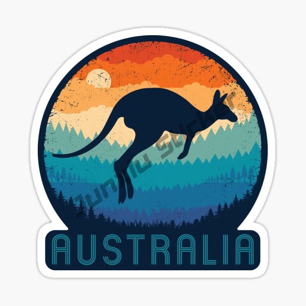 Australia Map BUMPER STICKER V - Car Accessories Australia reseña y precio