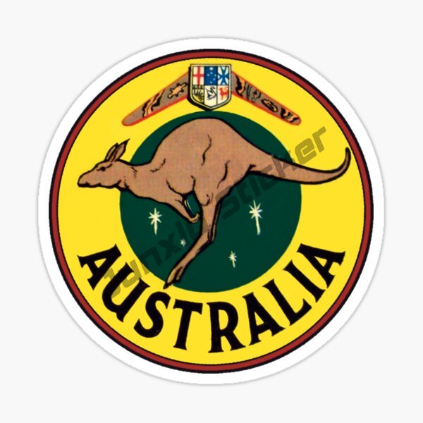 Australia Map BUMPER STICKER V - Car Accessories Australia reseña y precio
