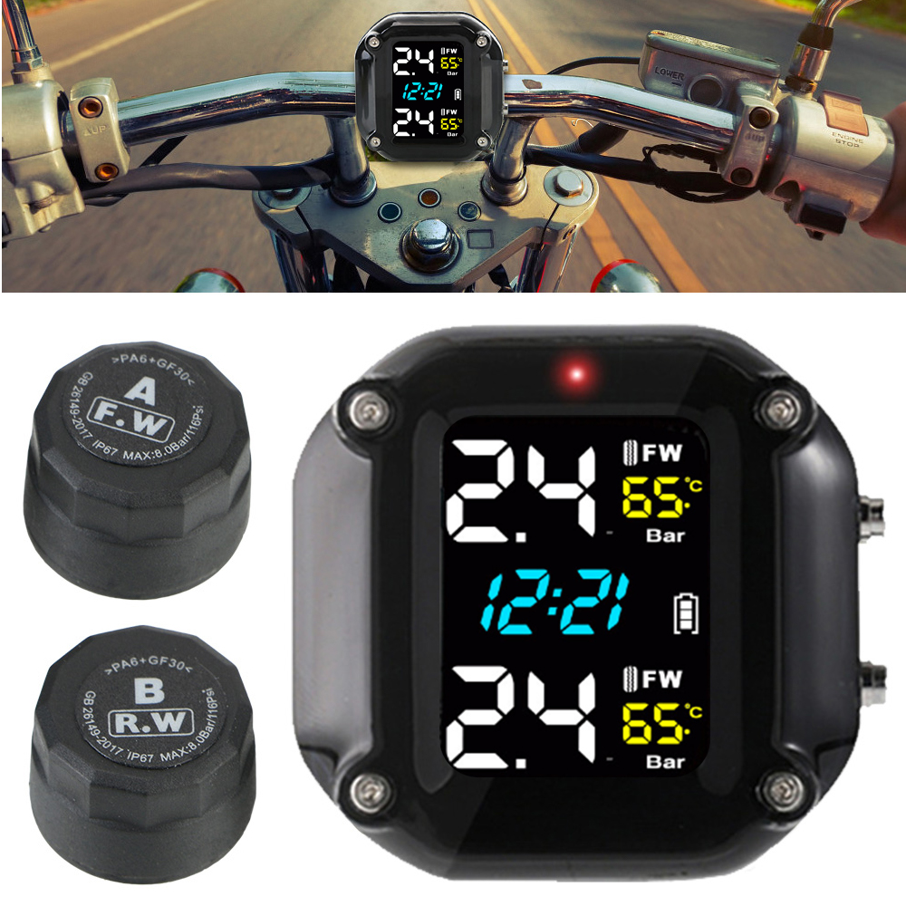 Motorcycle Tire Pressure Senso - Tire Pressure Monitor reseña y precio