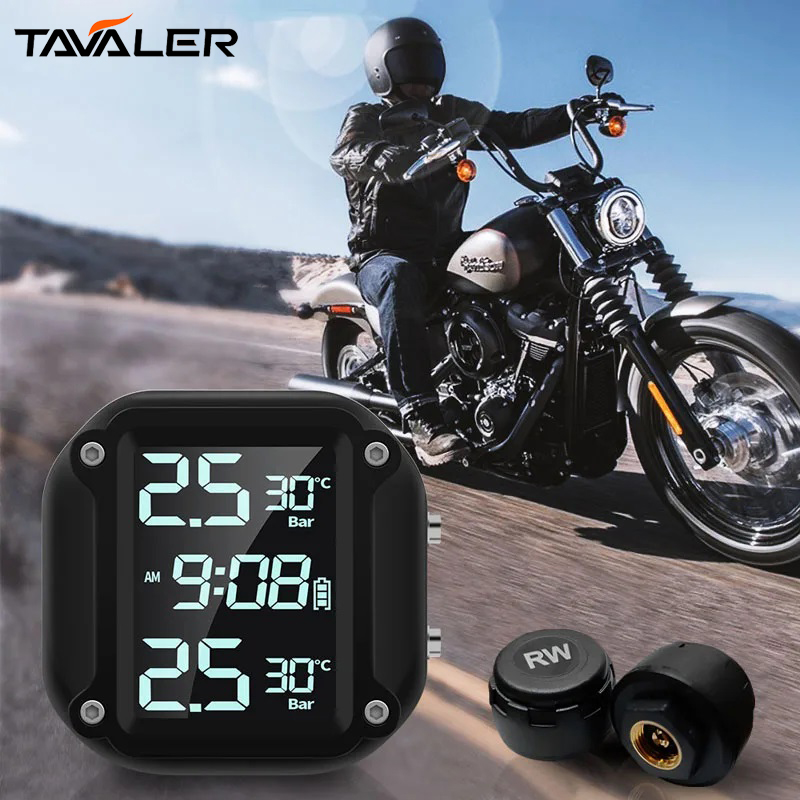 TAVALER M5 Motorcycle Tire Pre - Tire Pressure Monitor reseña y precio