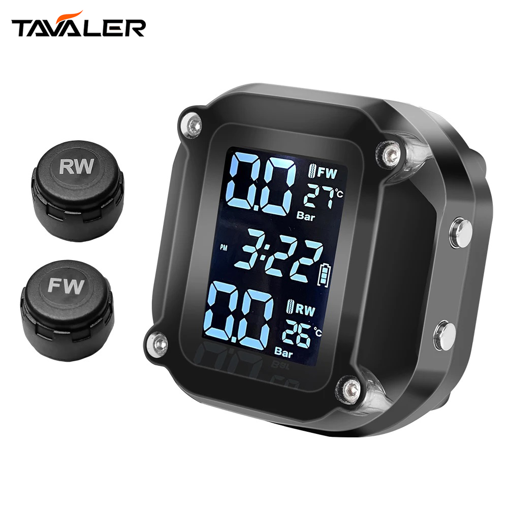 TAVALER M5 Motorcycle Tire Pre - Tire Pressure Monitor reseña y precio