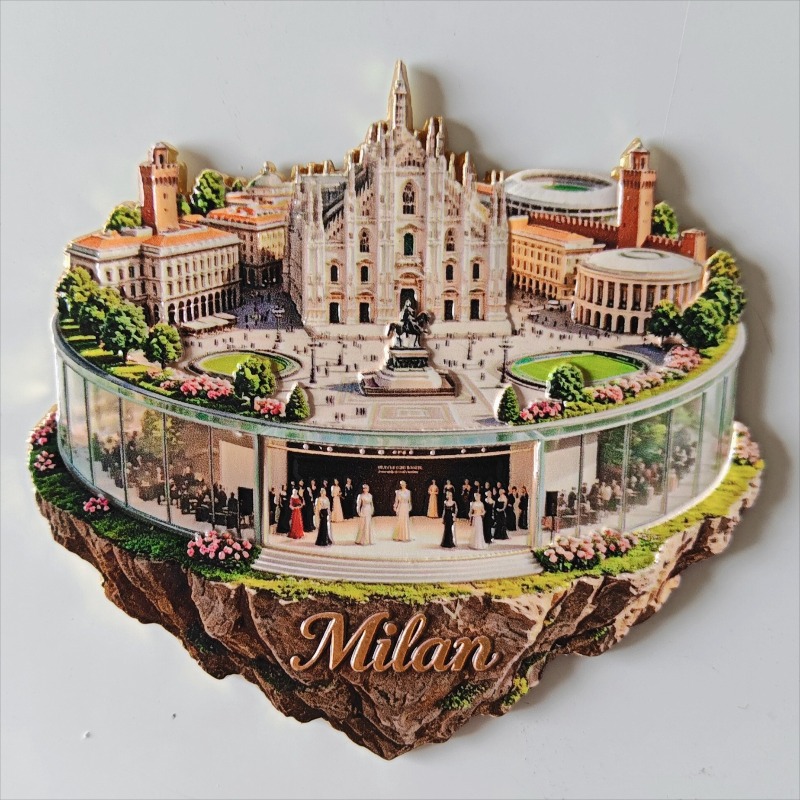 Italy Milan Fridge Magnets Met - Car Accessories Bali reseña y precio