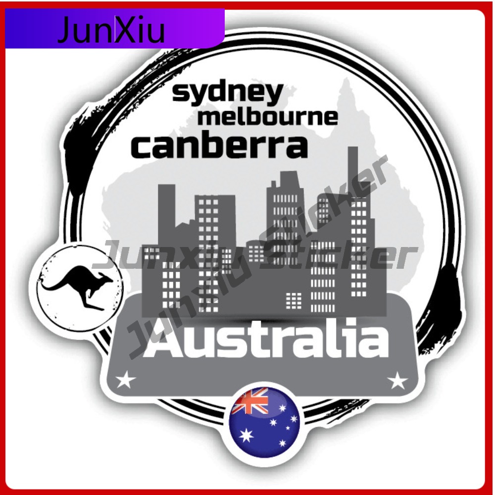 Australia Flag Grunge Stamp Ca - Car Accessories Australia reseña y precio