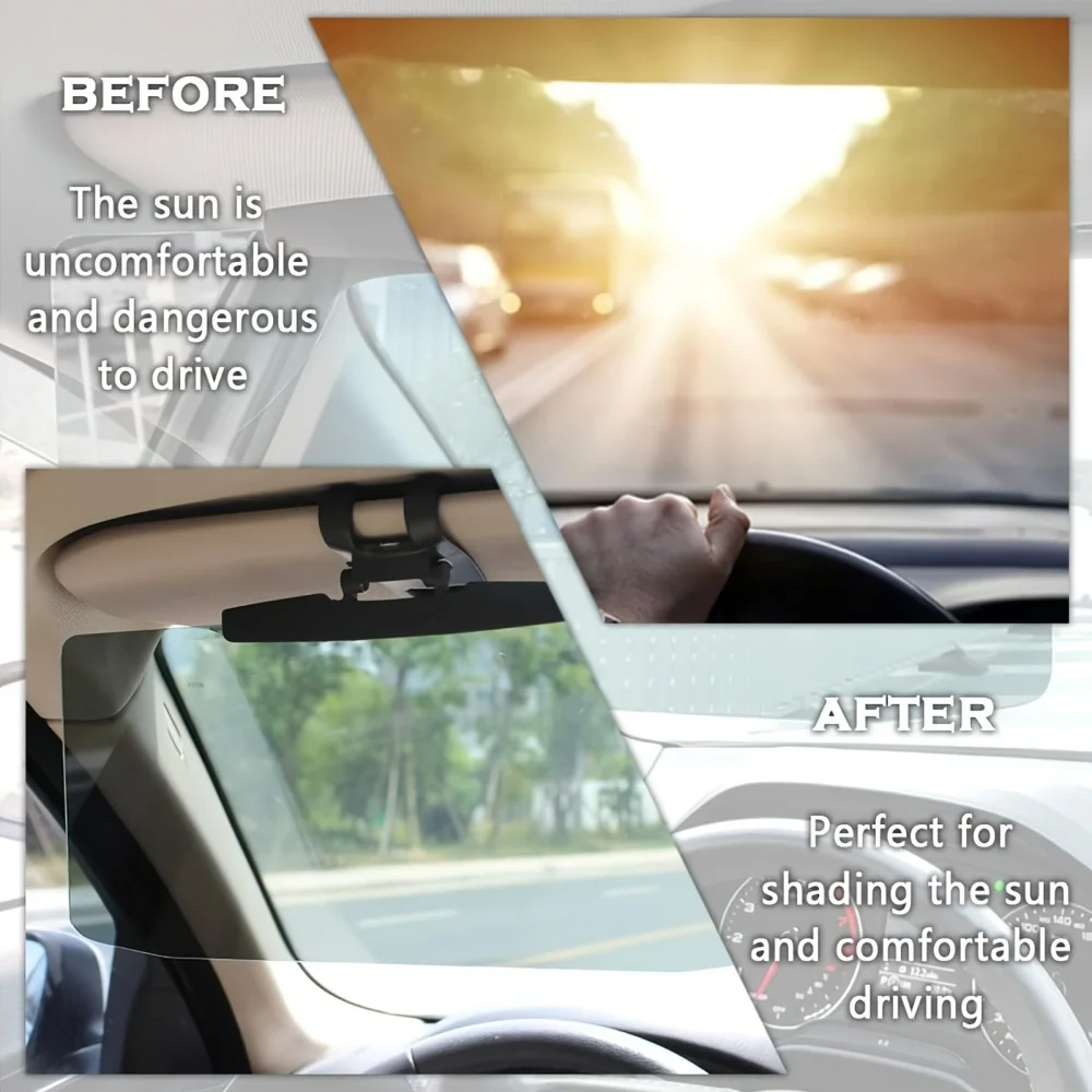 Foldable Car Sun Visor HD Anti - Car Accessories For Night Driving reseña y precio