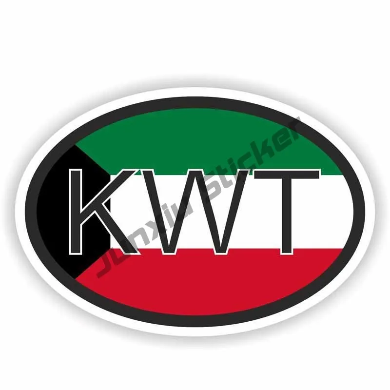 Kuwait Map with Flag Vinyl Sti - Car Accessories Kuwait reseña y precio