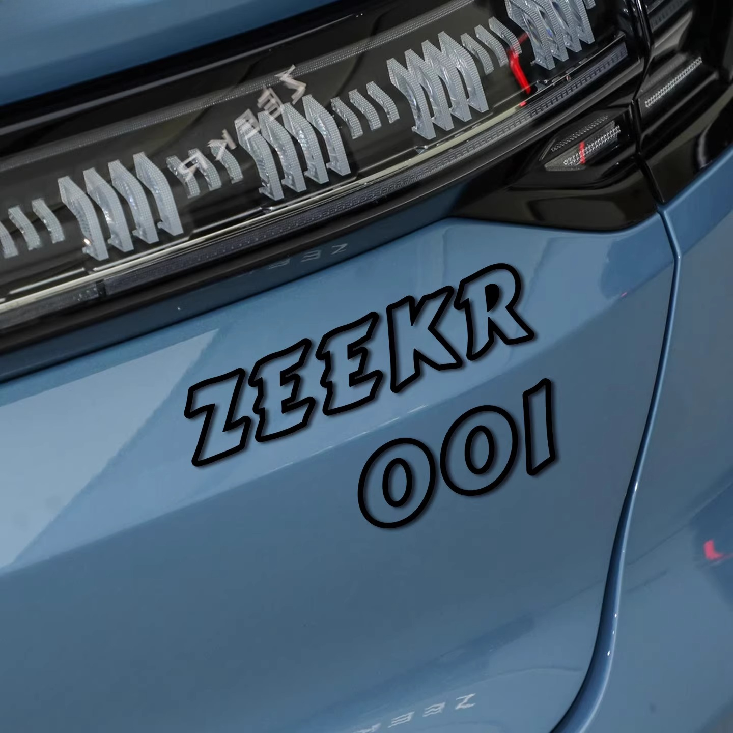 For Zeekr 7X 001 007 009 Rear  - Car Accessories Logo reseña y precio
