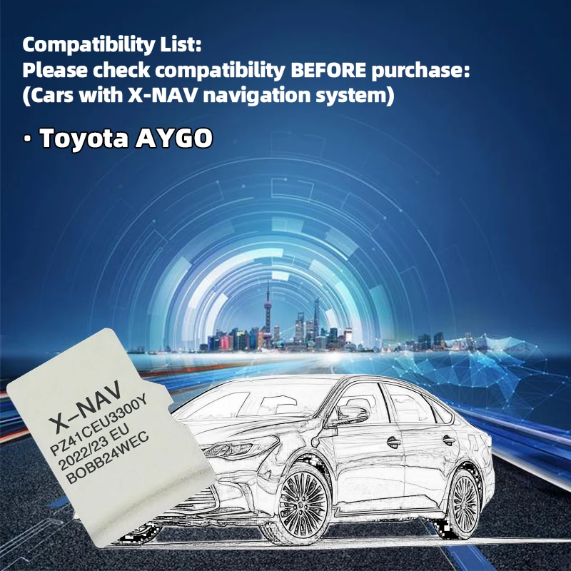 for Toyota AYGO 2023 Navigatio - Car Accessories Uk reseña y precio