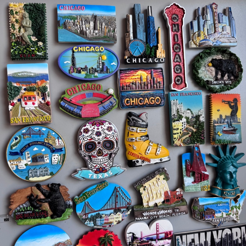 USA New York Fridge Magnets Fl - Car Accessories Bali reseña y precio