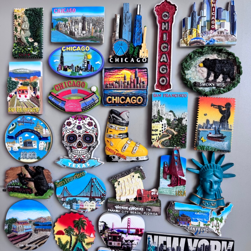 USA New York Fridge Magnets Fl - Car Accessories Bali reseña y precio