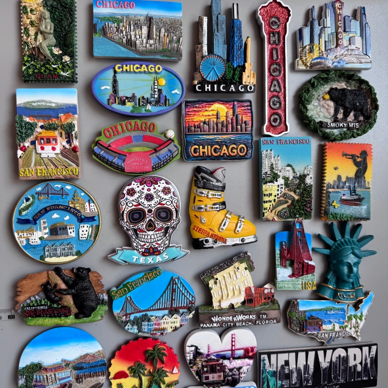 USA New York Fridge Magnets Fl - Car Accessories Bali reseña y precio