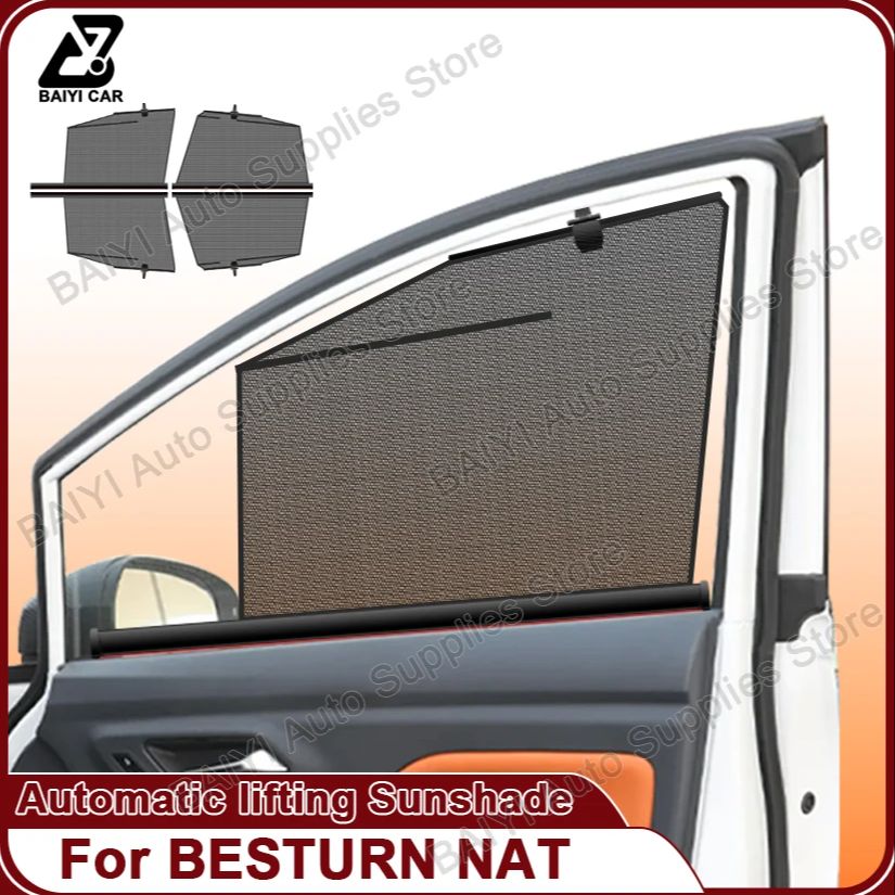 For BESTURN NAT car Side windo - Automatic Car Sunshade reseña y precio
