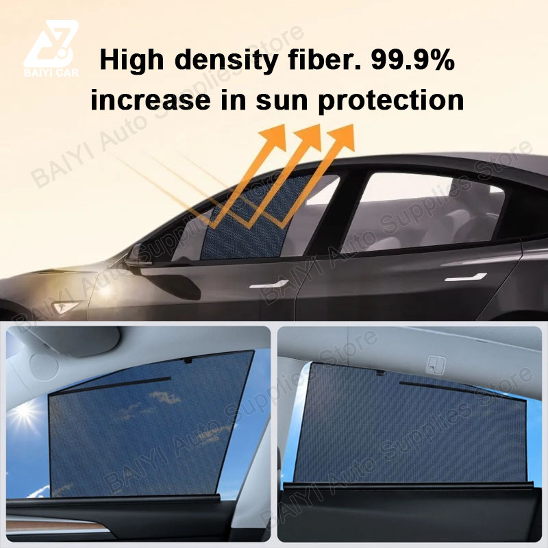 For BESTURN NAT car Side windo - Automatic Car Sunshade reseña y precio