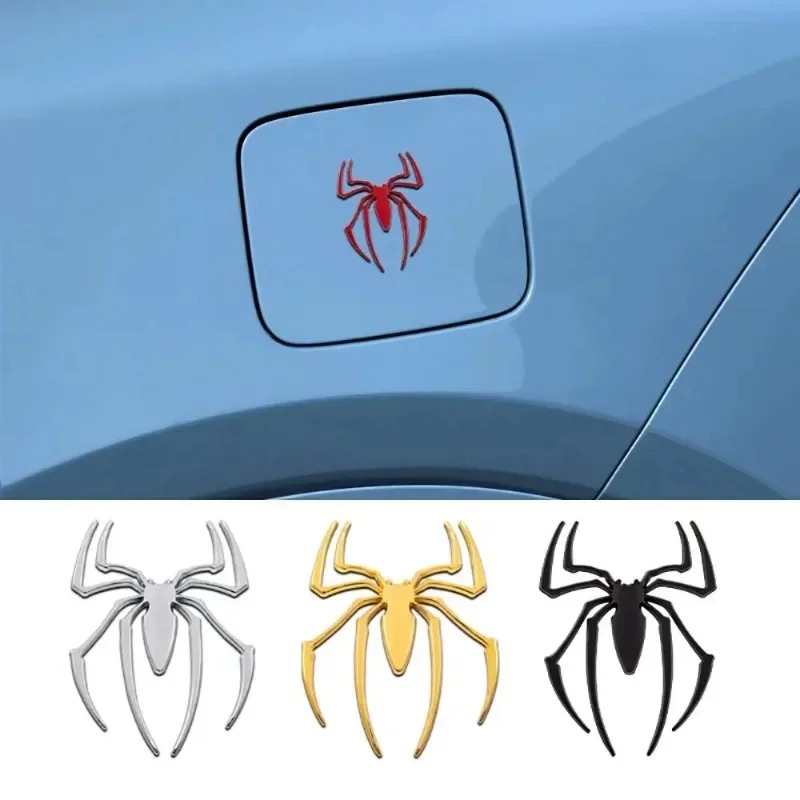 3D metal car stickers, spider  - Car Accessories Logo reseña y precio
