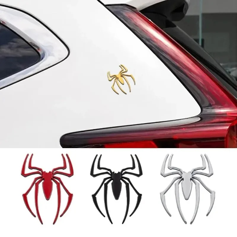 3D metal car stickers, spider  - Car Accessories Logo reseña y precio