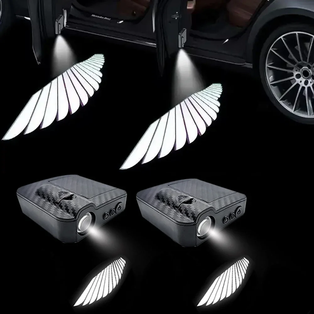 2Pcs/4Pcs Car Angel Wings Wire - Car Accessories Logo reseña y precio