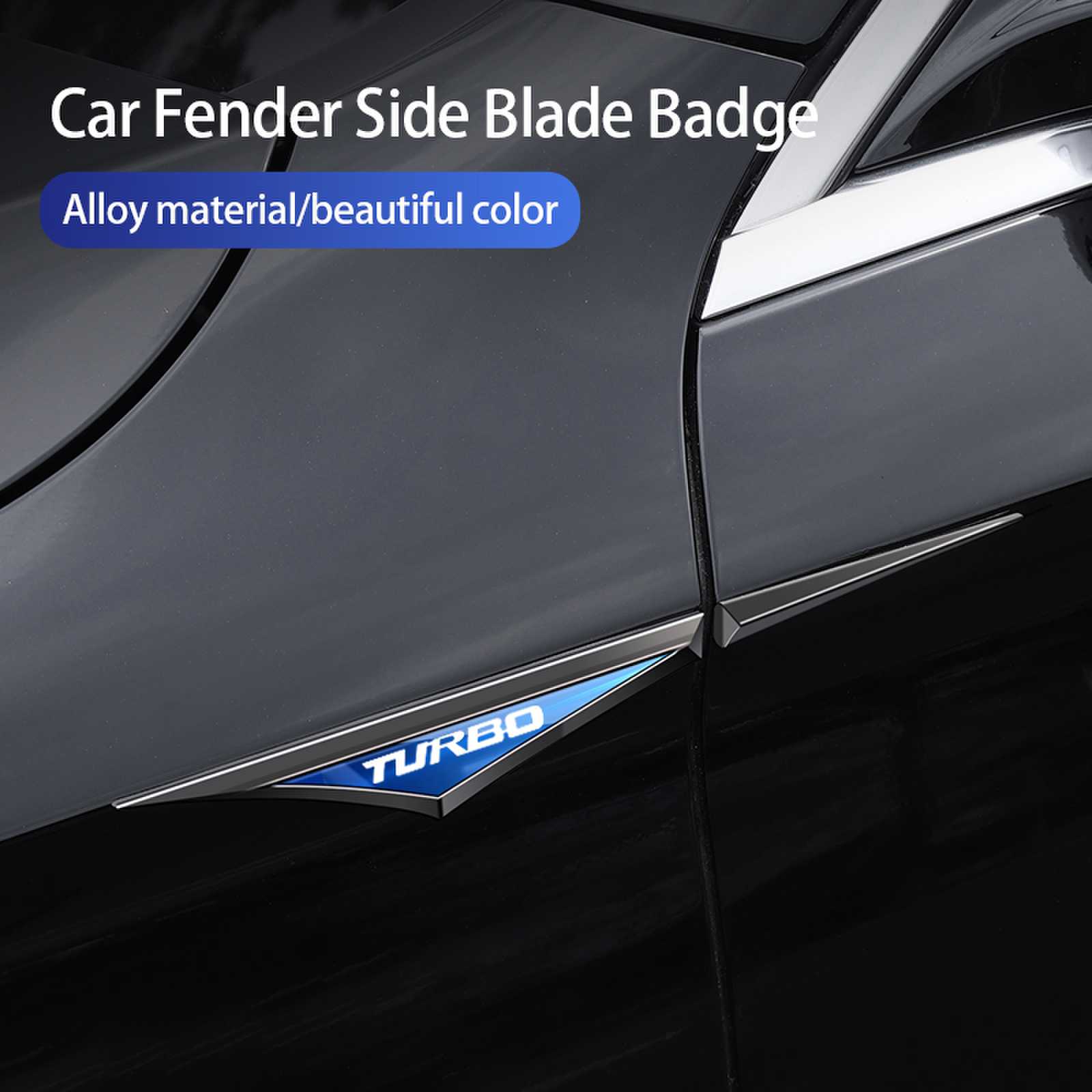 New Fashion Turbo Logo Car Met - Car Accessories Logo reseña y precio