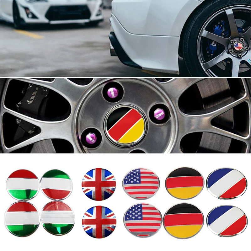 4Pcs UK USA German France Ital - Car Accessories Uk reseña y precio