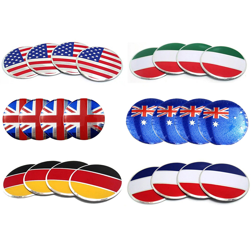 4Pcs UK USA German France Ital - Car Accessories Uk reseña y precio