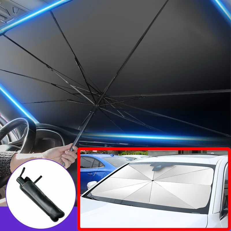 Foldable Car Sun Shade Protect - Automatic Car Sunshade reseña y precio
