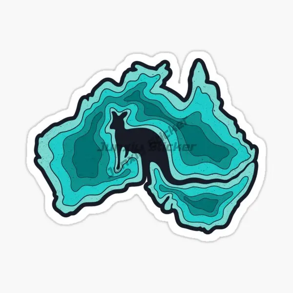 Australia Flag Map Kangaroo Em - Car Accessories Australia reseña y precio