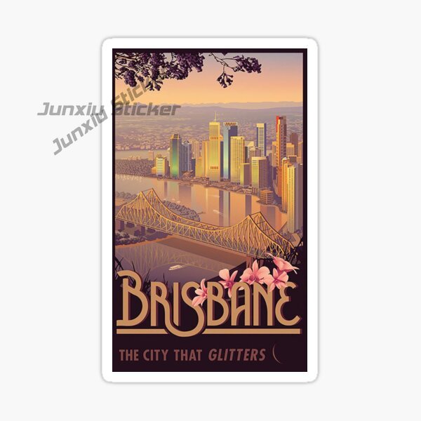 Australia BRISBANE Flag Vinyl  - Car Accessories Australia reseña y precio