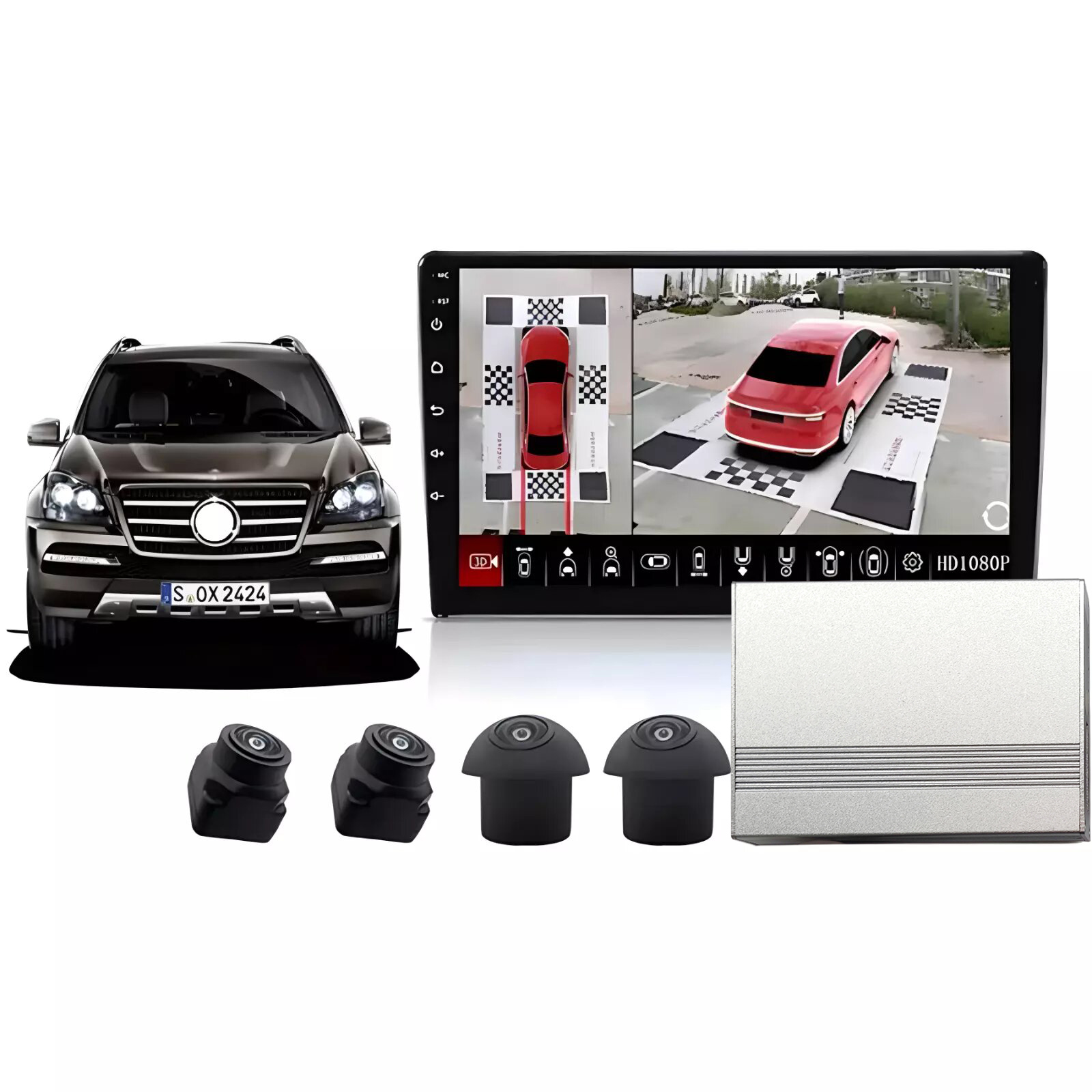 Car 360 Panoramic Camera Drivi - Car Accessories For Night Driving reseña y precio