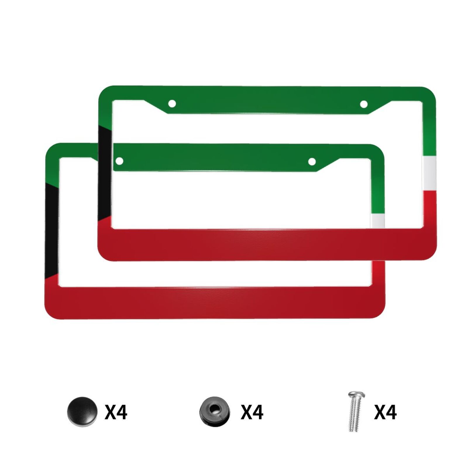 Kuwait Flag Pattern Universal  - Car Accessories Kuwait reseña y precio