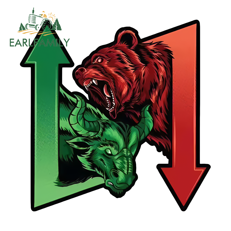 EARLFAMILY Stock Market Bull B - Market Car Accessories reseña y precio