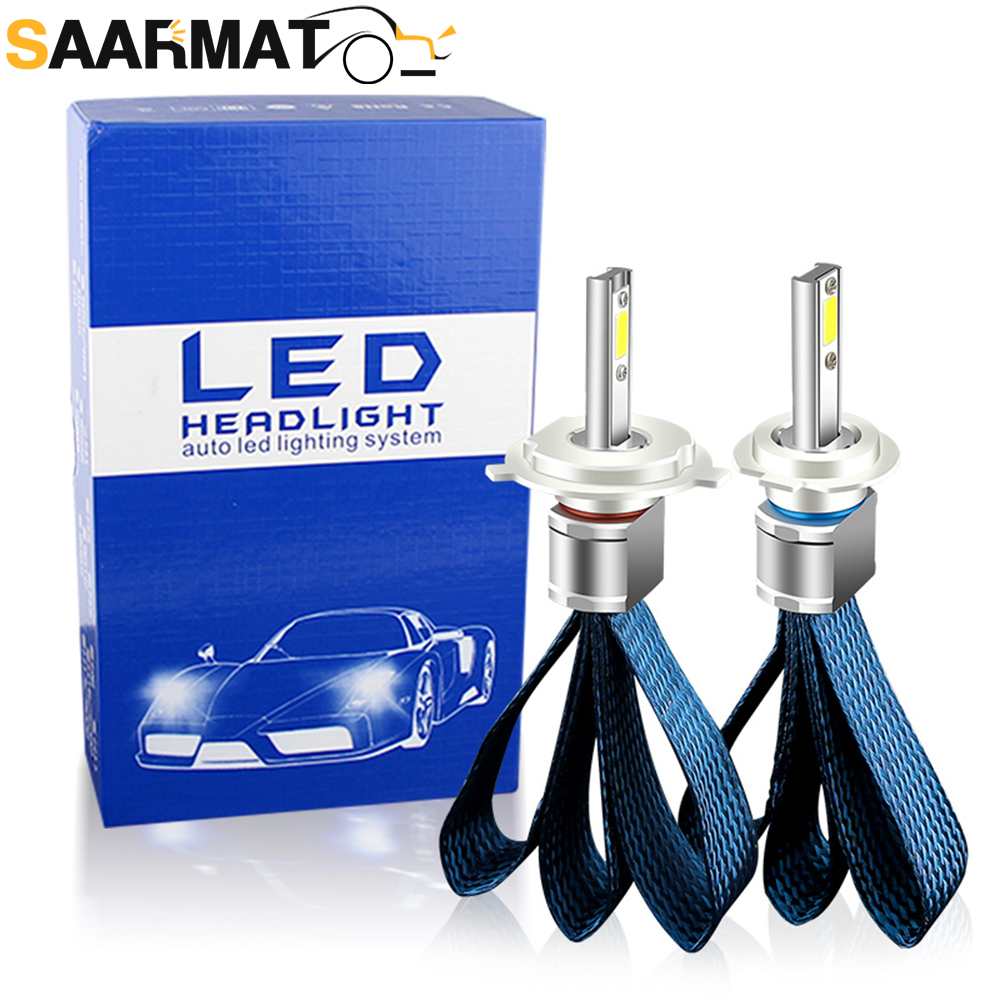 2pcs 8000LM LED Headlight H1 H - Market Car Accessories reseña y precio