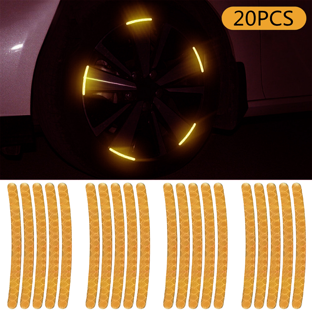 Car Wheel Hub Reflective Stick - Car Accessories For Night Driving reseña y precio