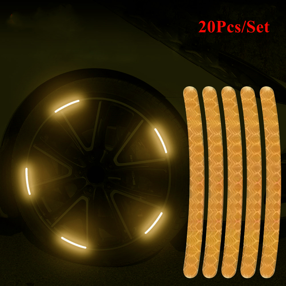 Car Wheel Hub Reflective Stick - Car Accessories For Night Driving reseña y precio