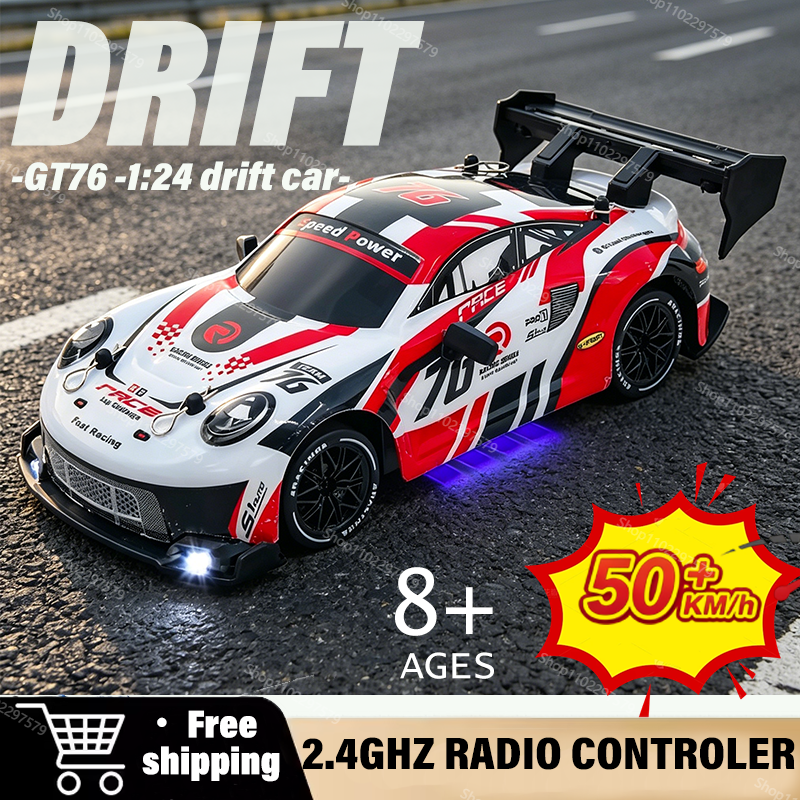 New 1:24 Scale Mini RC Drift C - Car Accessories For Night Driving reseña y precio