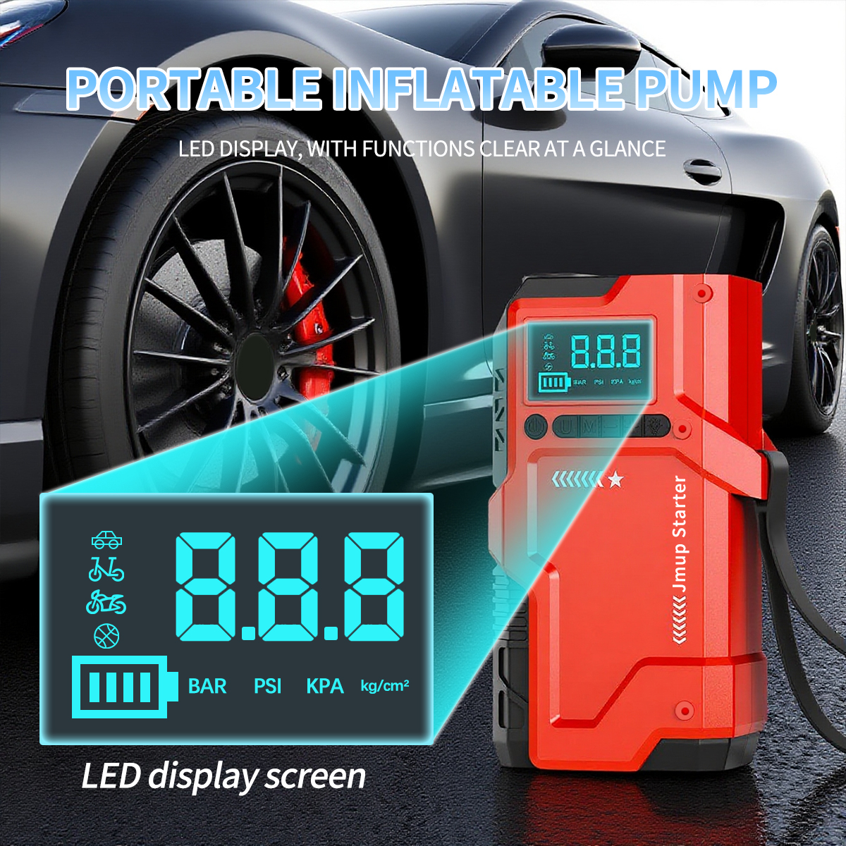 Multifunctional automatic tire - Tire Pressure Monitor reseña y precio