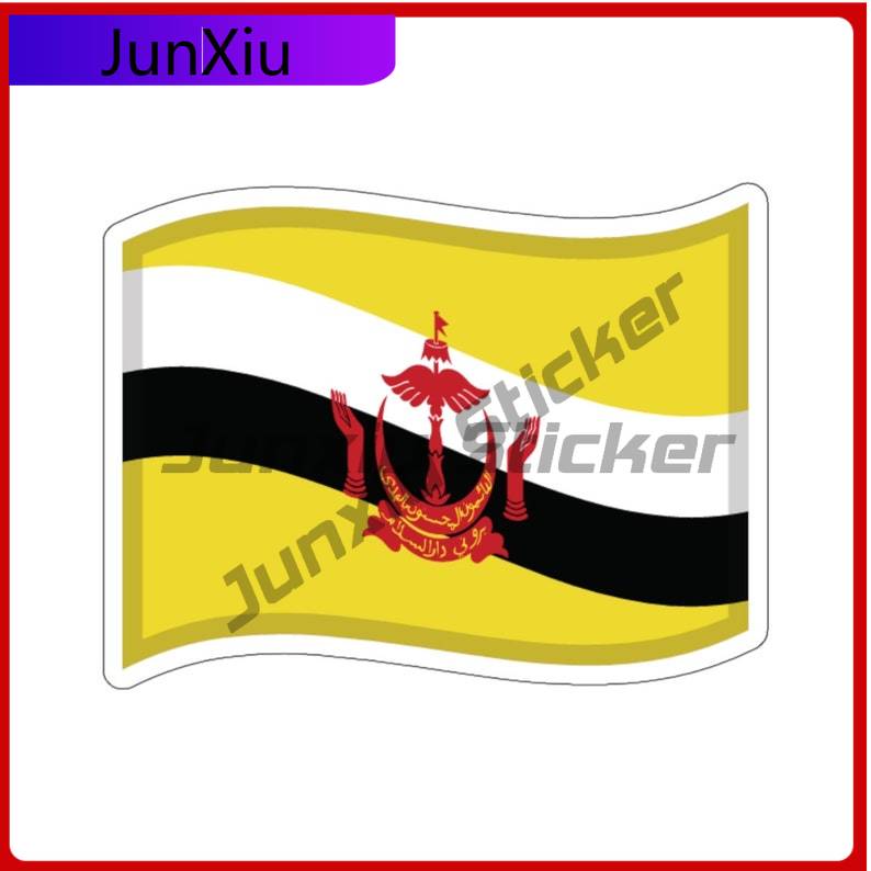Brunei Drift Flag Sticker Brun - Car Accessories Brunei reseña y precio