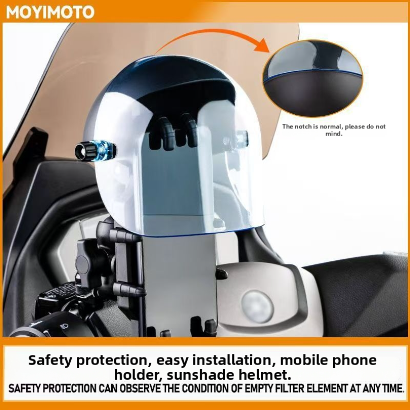 Motorcycle Phone Holder With E - Automatic Car Sunshade reseña y precio