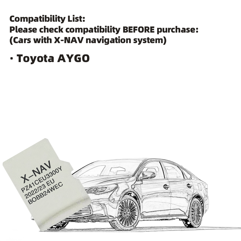 for Toyota AYGO 2023 Navigatio - Car Accessories Uk reseña y precio