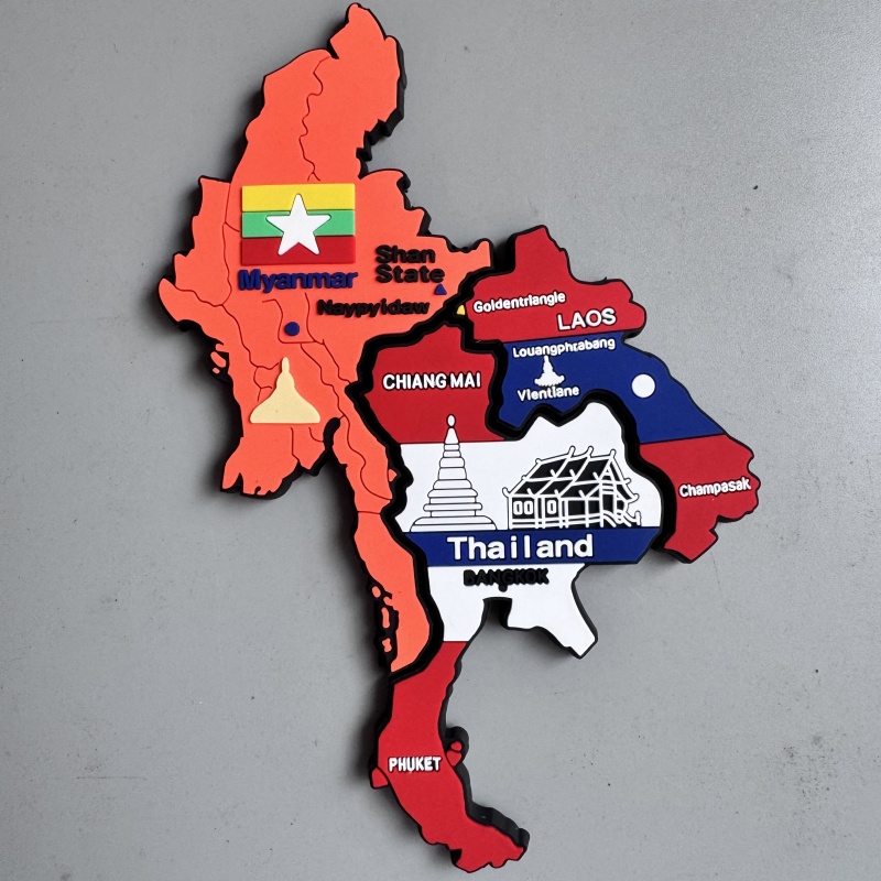 PVC Fridge Magnet Myanmar Thai - Car Accessories Bali reseña y precio