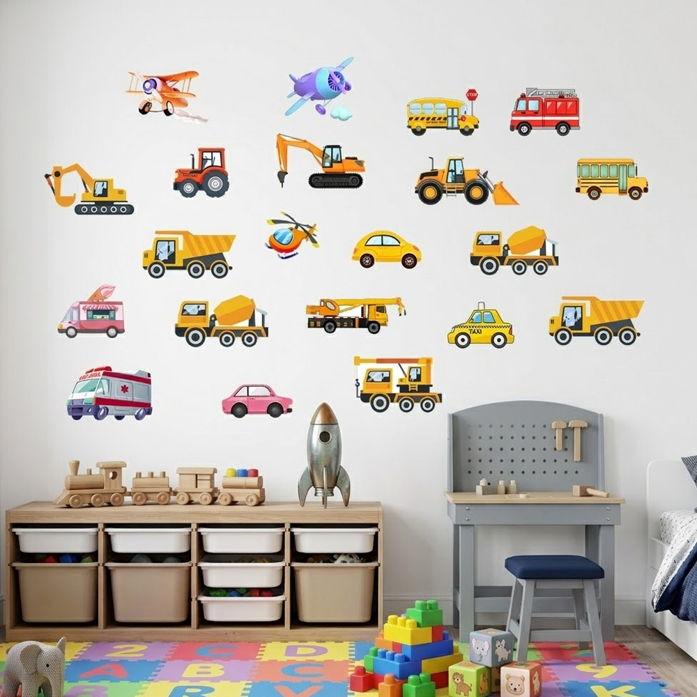Luminous Car Wall Sticker 21Pc - Car Accessories For Boys reseña y precio