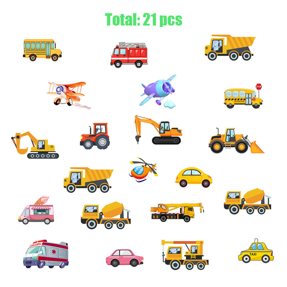 Luminous Car Wall Sticker 21Pc - Car Accessories For Boys reseña y precio