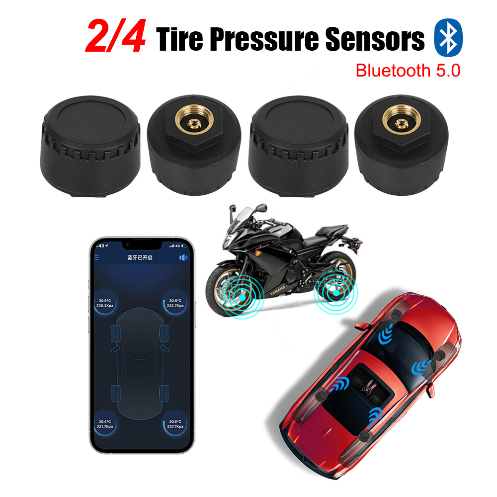 Bluetooth 5.0 Sensors Motorcyc - Tire Pressure Monitor reseña y precio