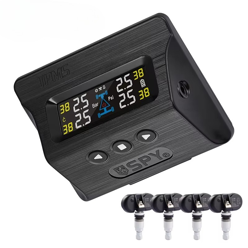 Universal Solar Power Car TPMS - Tire Pressure Monitor reseña y precio