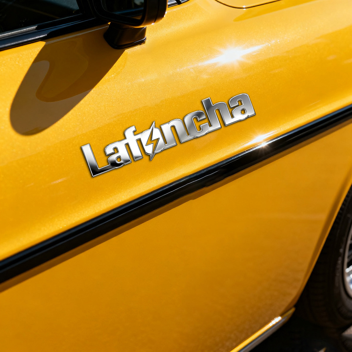 Trendy Lightning Metal Custom  - Car Accessories Logo reseña y precio