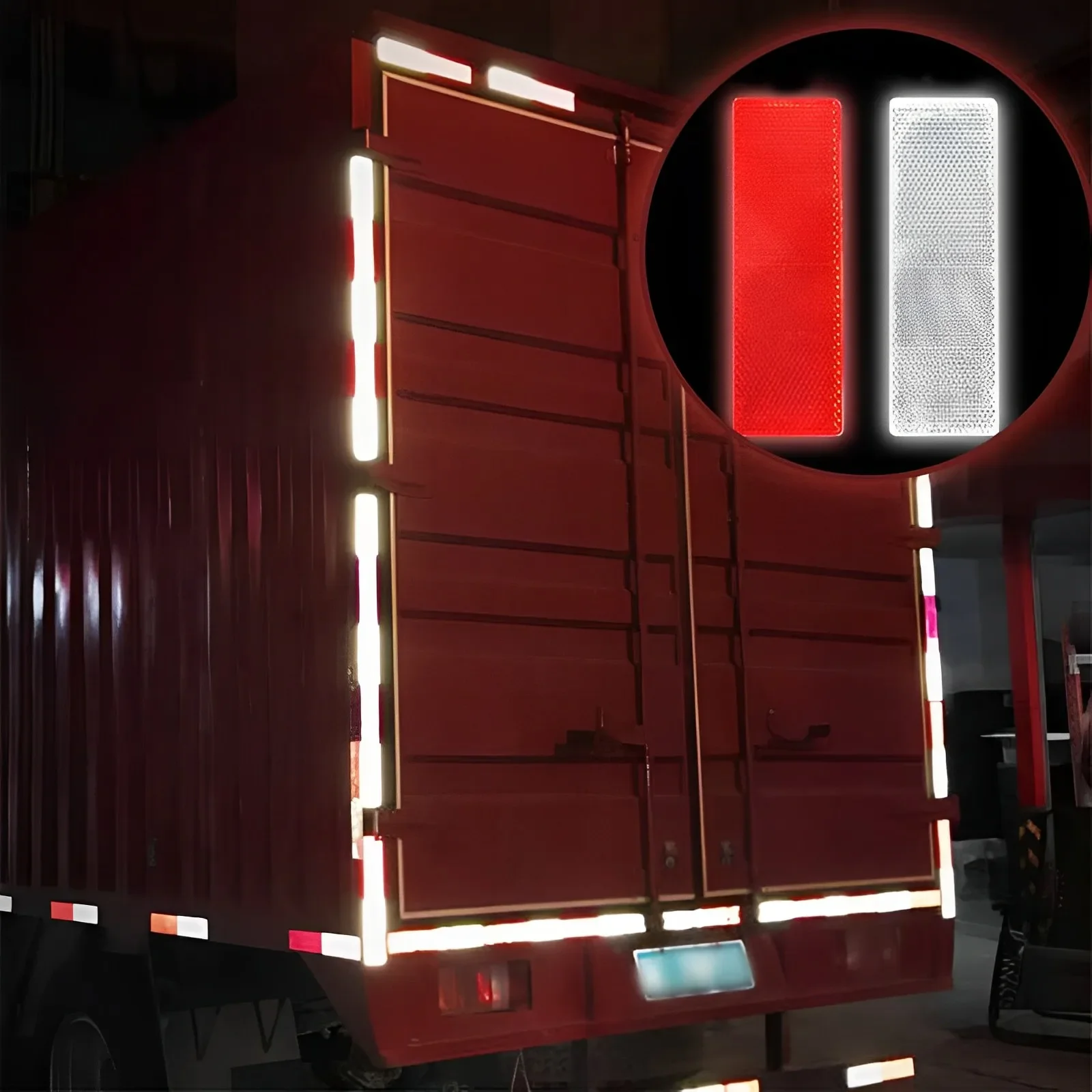 Rectangle Reflective Warning P - Car Accessories For Night Driving reseña y precio