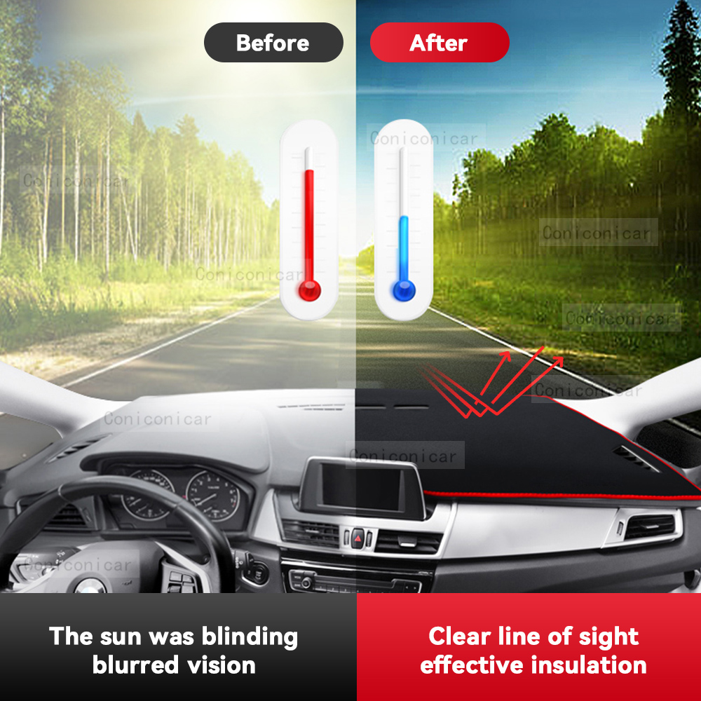 For MG HS 2025 Car Dashboard C - Automatic Car Sunshade reseña y precio