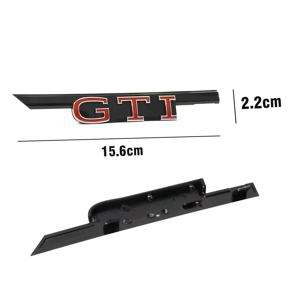 1pc Black/Red 3D ABS GTI lette - Car Accessories Logo reseña y precio