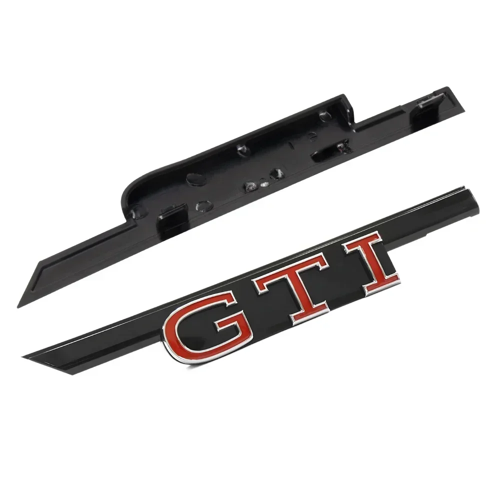 1pc Black/Red 3D ABS GTI lette - Car Accessories Logo reseña y precio